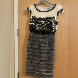 Black and white Antonio Melani dress